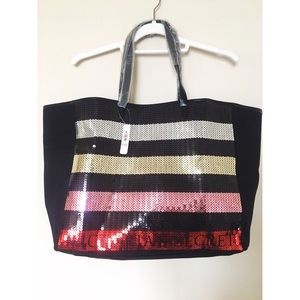 Victoria's Secret Sequin Tote and Wristlet